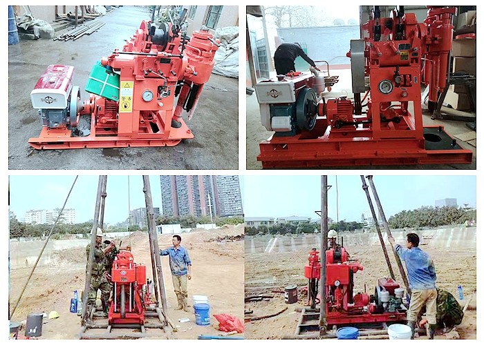 Crawler Mounted ST 50 Meters Depth Core Drilling Rig For Engineering