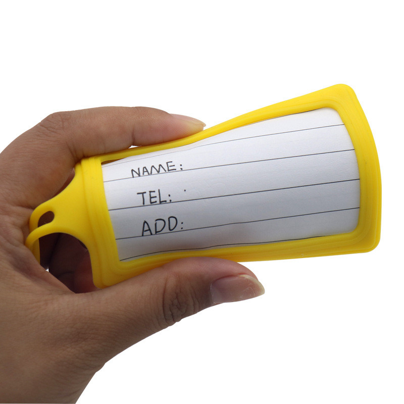 Customized Bright Luggage Tags Lightweight Name Tags for Kids' Suitcases and Bags