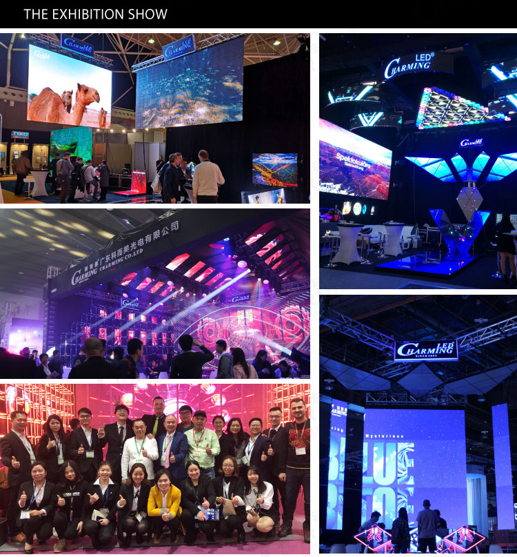 Full Color Transparent LED Video Wall 1000X500mm P3.91 Outdoor LED Display Cabinet