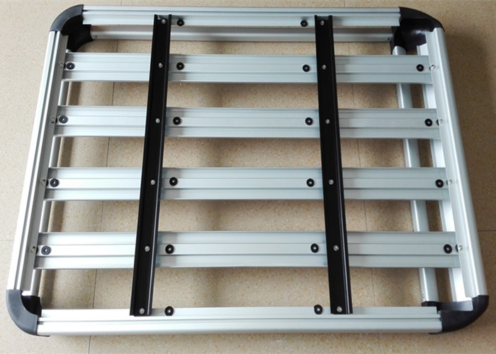 Double Layer Universal Auto Roof Racks , Aluminium Alloy Roof Luggage Carrier