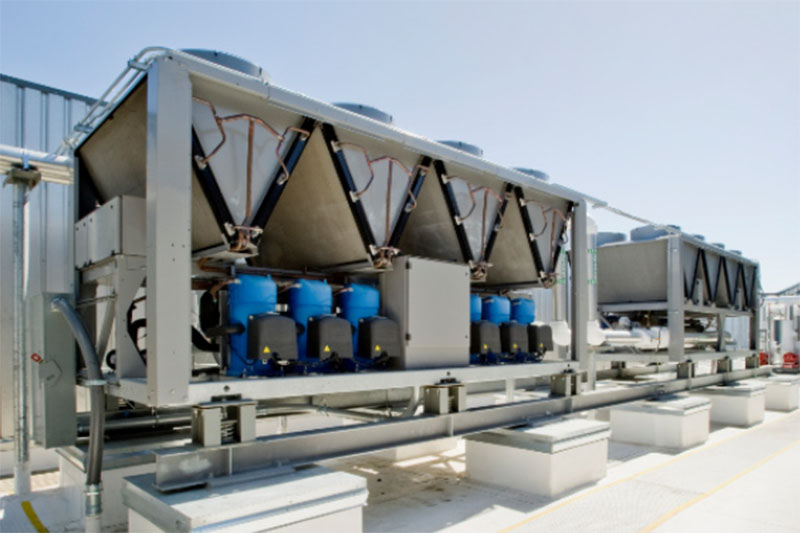 Semihermetic Evaporator Industrial Water Chiller OEM SJ Screw Type