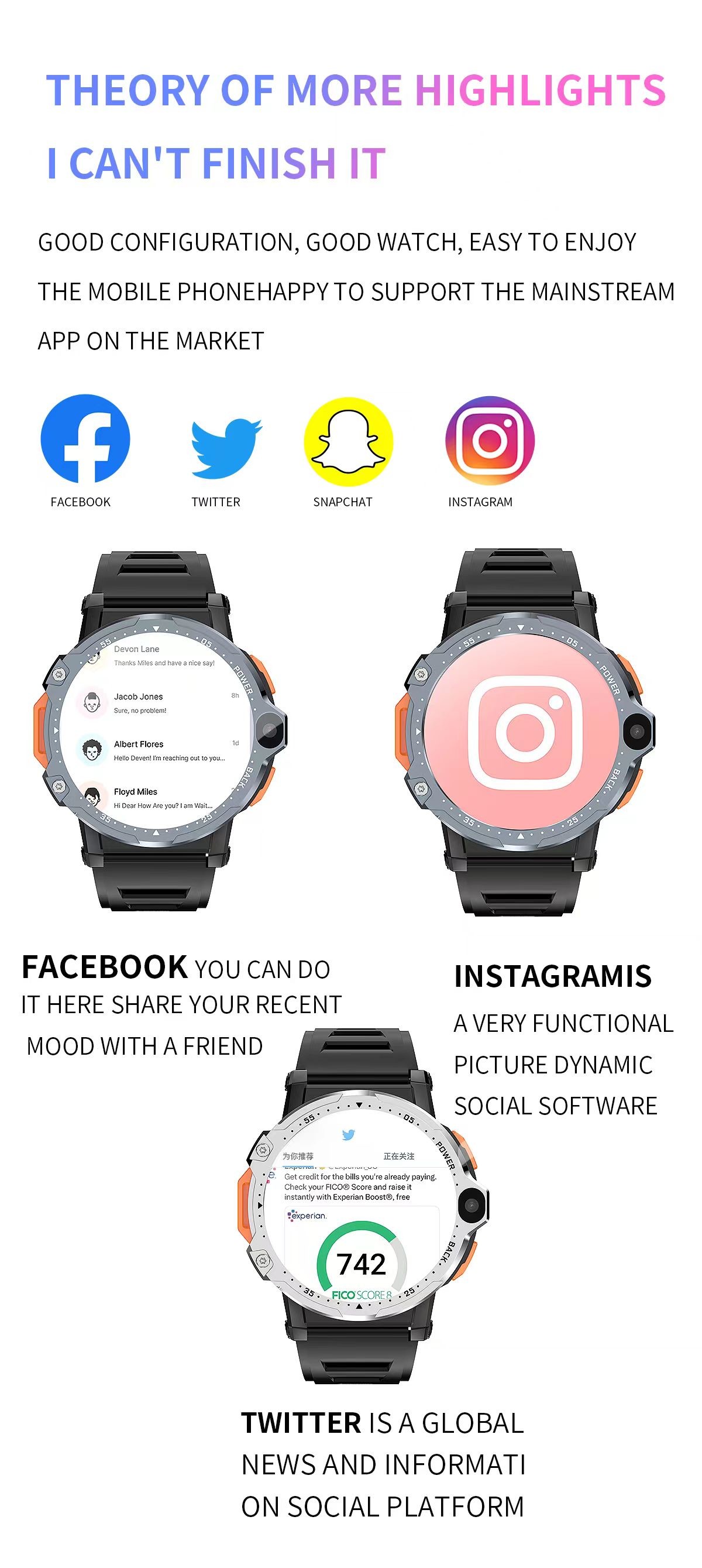 PG999 Android 5G Smart Watch Dual Camera Video Call GPS WifI 4G Smart Watch Sim Card