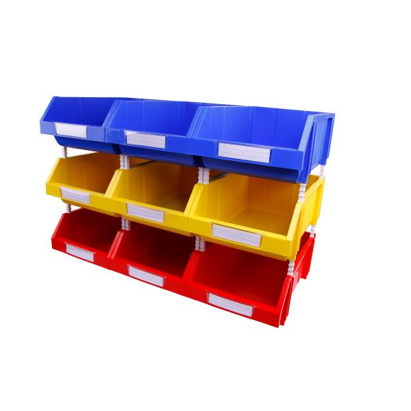Versatile Open Front Plastic Bins for Easy Access to Tools Internal Size 272x414x94mm