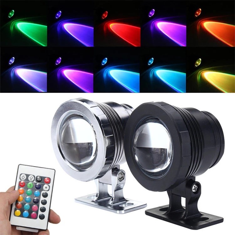 AC 85-265V Underwater Pond Lights , LED Underwater Spotlight 90 Degree Beam Angle