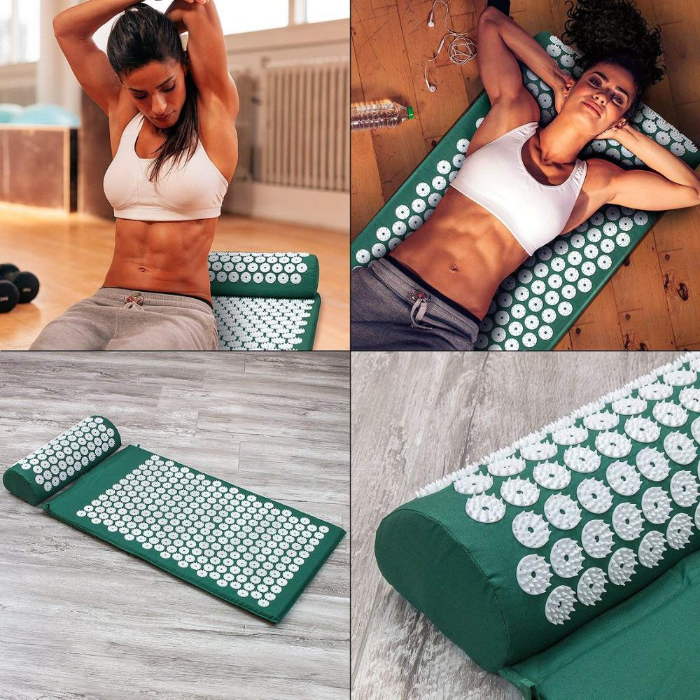 Yoga Muscle Mat Luxury Acupressure Mat With Pillow