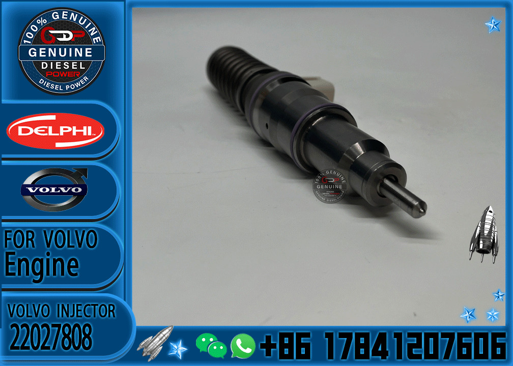 85013611 Common Rail Fuel Injector 22027808 21092434 Md13 Mp8 D13 Engine Parts EX631079