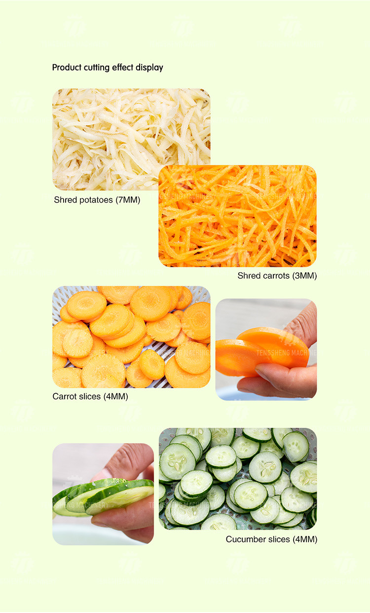 SS Vegetable Processing Machine Potato Chip Onion Chopper Slicer Cutter