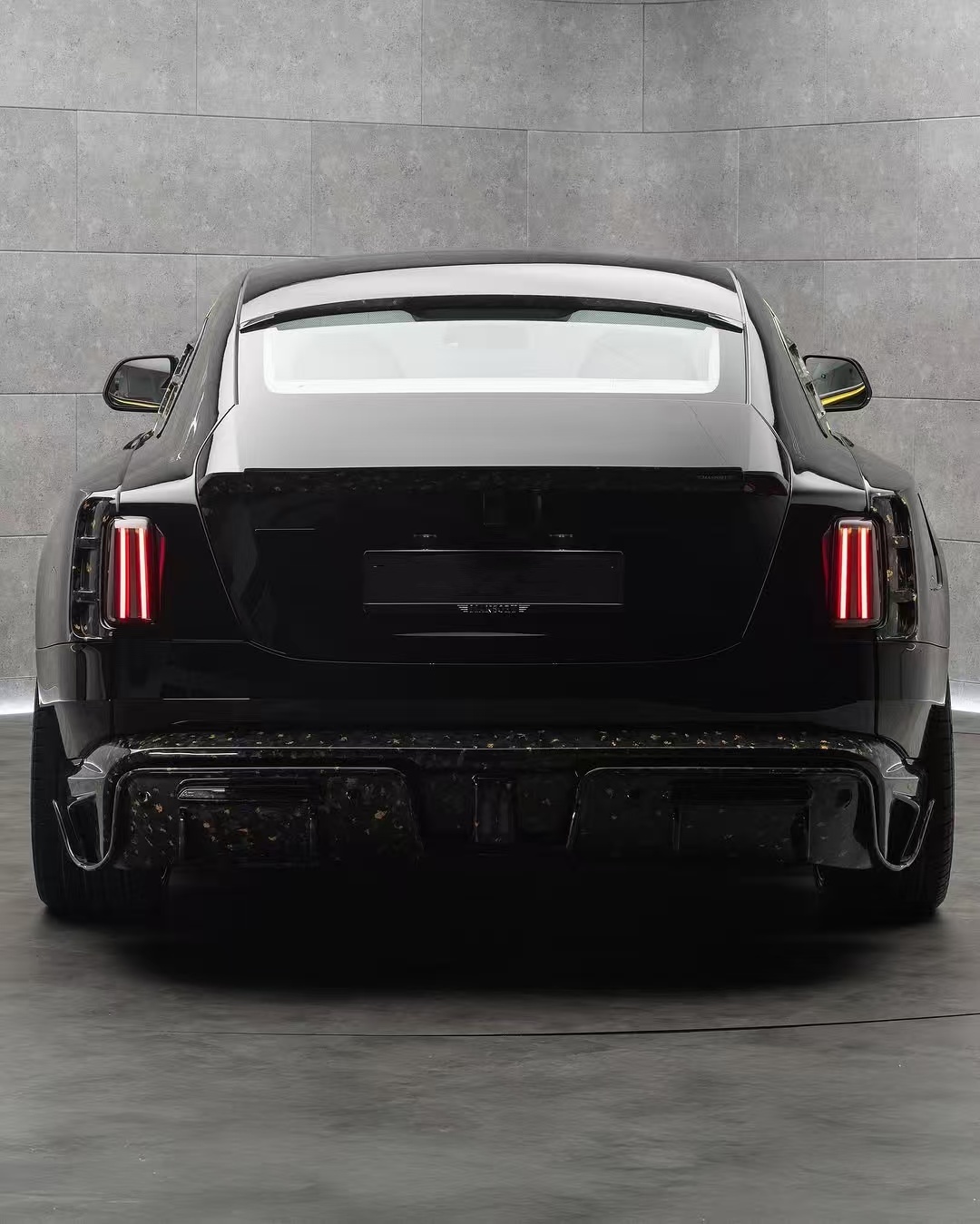 Spectre Rolls Royce Wide Body Kit MSY Style Front Lip Diffuser Spoiler Hood
