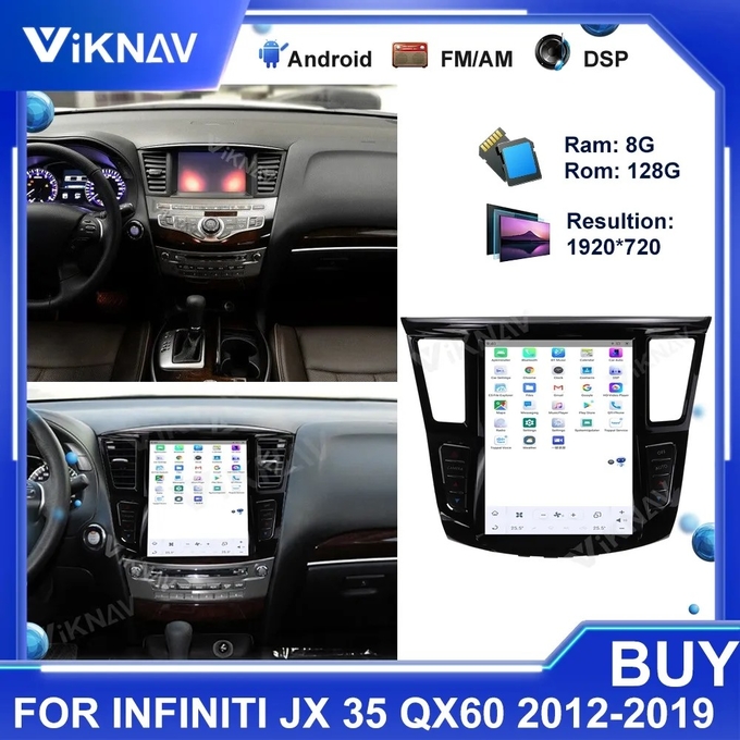 12.1 Inch Screen Head Unit For 2012-2019 Infiniti JX35 QX60 Navigation GPS Multimedia DVD Player Wireless Carplay 4G BT