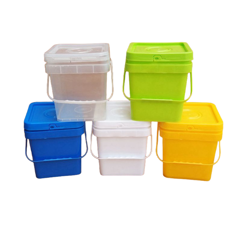 20L 25L Plastic Buckets with Lid and Handle Silk Screen/Heat Transfer/IML Printing