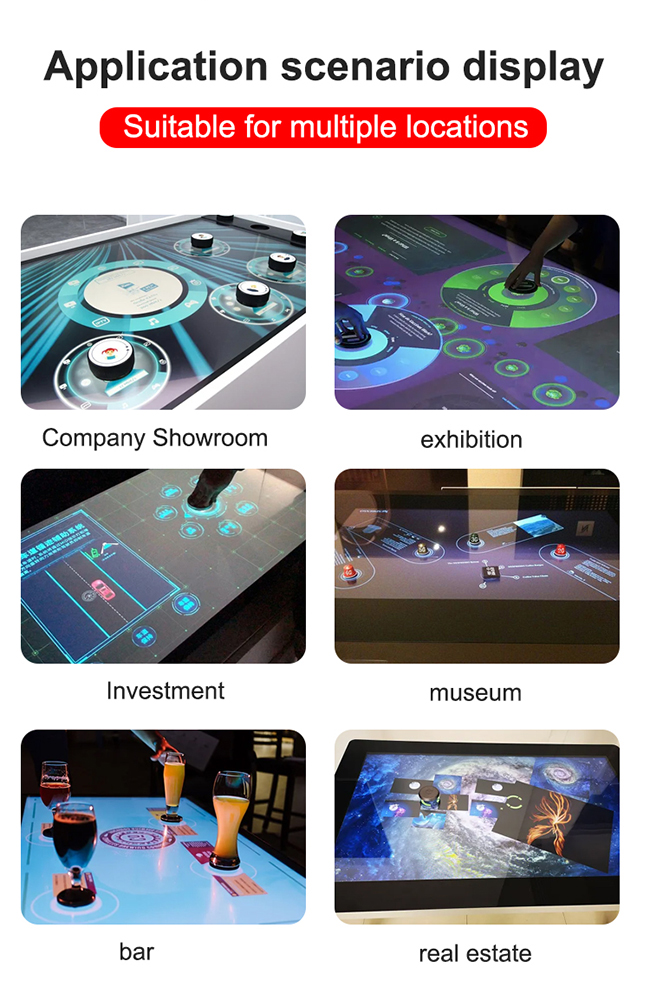 43 inch Android Interactive Multi Touch Screen Bar Table, Smurfs Object Recognition Table