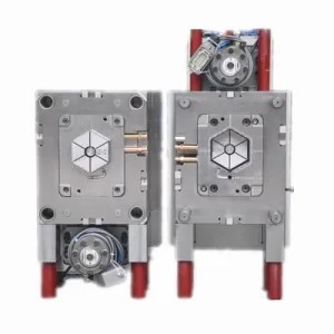 LKM Base PA6 Plastic Unscrewing Injection Mold Design
