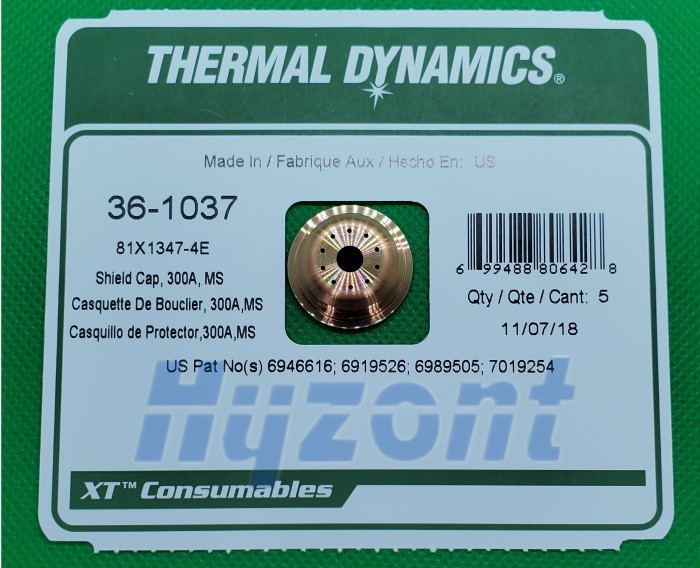 300Amp air Thermal Dynamics Plasma Cutter 36-1037 Cutting Torch Nozzle