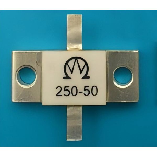 High Power RF Resistor with 1-500Ω Resistance ±5% Tolerance and 0-2GHz Frequency for Flange Mount Applications