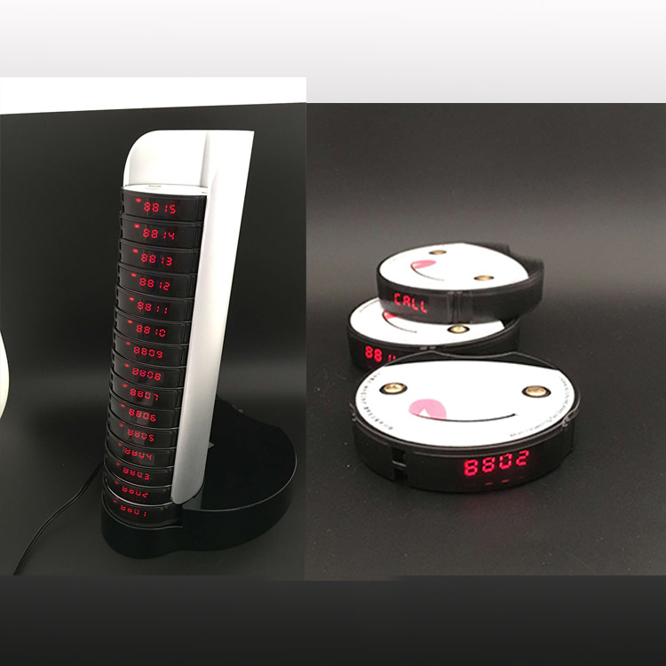 Dining Halls electronics New design restaurant vibration pager 1 keypad 15 pagers