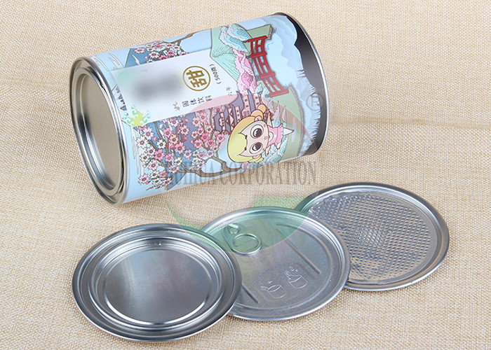 Air Proof Food Grade Paper Composite Cans Green Tea Can Reusable Anti - Rust