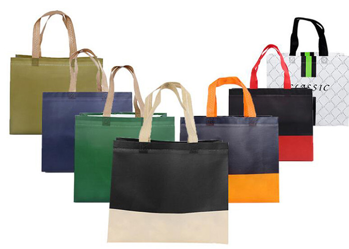 Environmentally friendly coated foldable non-woven handbags non-woven bags with customer logo