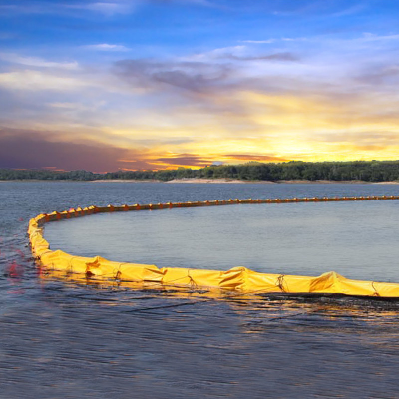 Heavy Duty Waterproof Sediment Floating Silt Curtain For Spill Control