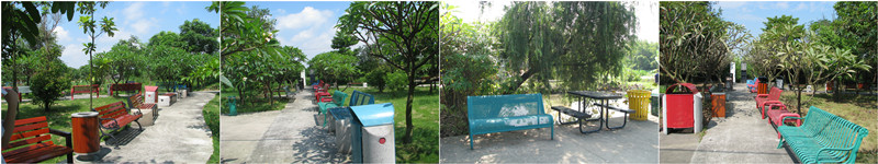 E Coating Metal Outdoor Bollard , Foldable Collapsible Parking Bollard