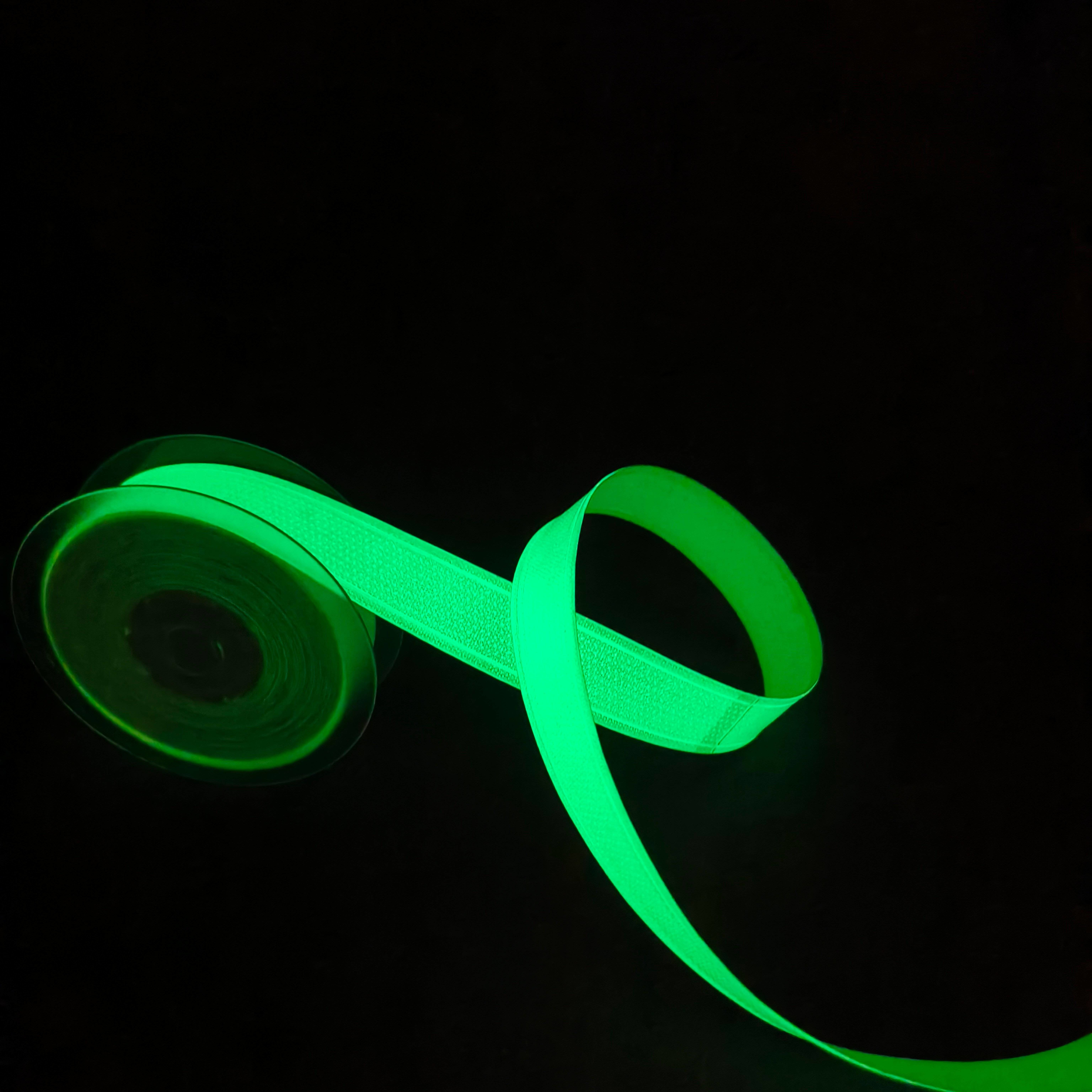 PVC Glow In The Dark Reflective Tape For Home Decorations Self Adhesive Warning Tape