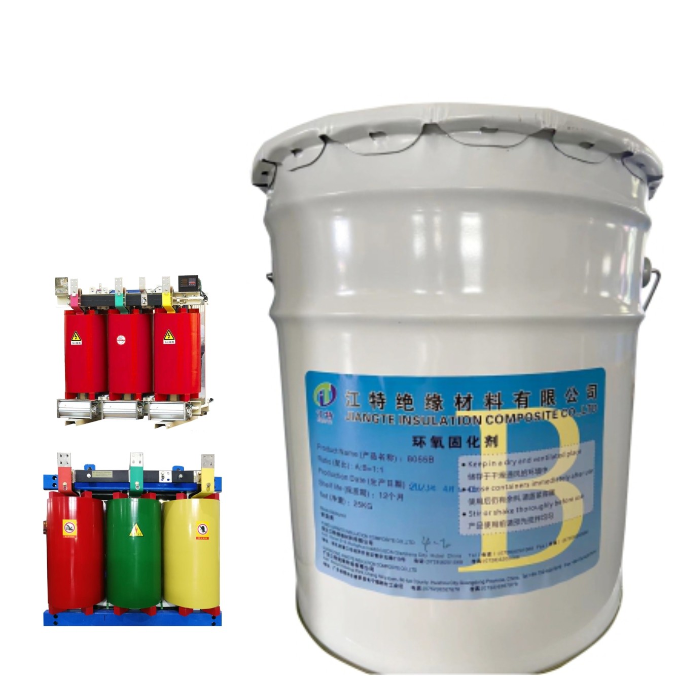 Prefilled Red Color Transformer Epoxy Resin Electrical Insulator Liquid for Dry Type Transformers