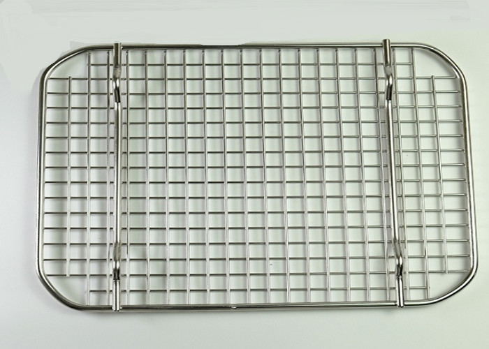 Plain Weave Stainless Steel 316 5mm Wire Oven Grill Rack For Roasting