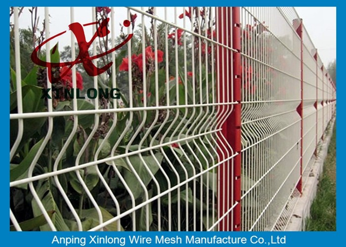 Powder Coated Welded Wire Mesh Fence 60 * 200mm For Zoo / Gardens / Factory