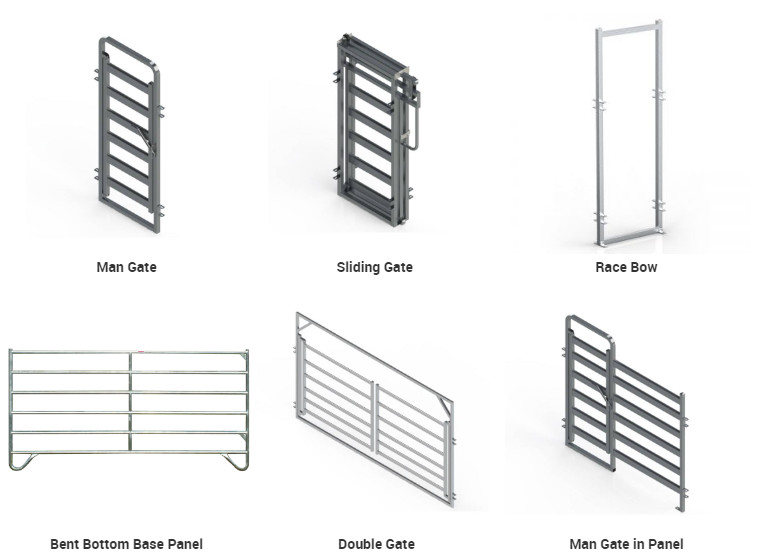 Farm Used Hot Dipped Galvanized Cattle Horse Corral Panel 1.8x2.1m