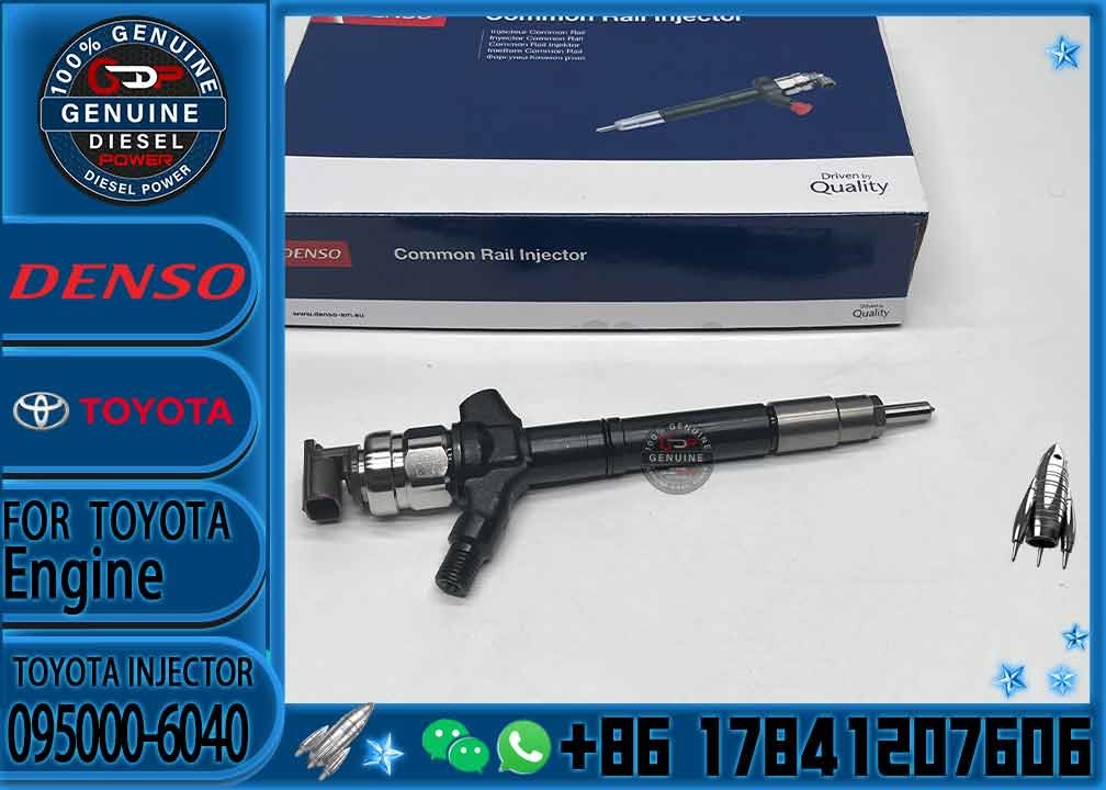 Diesel Fuel Injector 095000-6040 23670-0R020 095000-6230 23670-09140 Avensis 2AD-FTV Truck Engine Parts