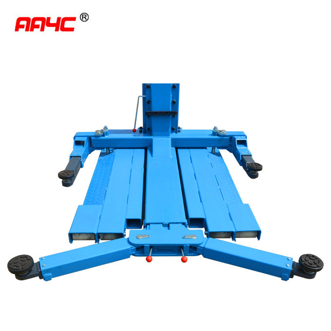 AA4C 1 Post Car Lift Hydraulic One Post Vehicle Lift Single Post Car Hoist 2.5T 1.8M Car Parking Lift