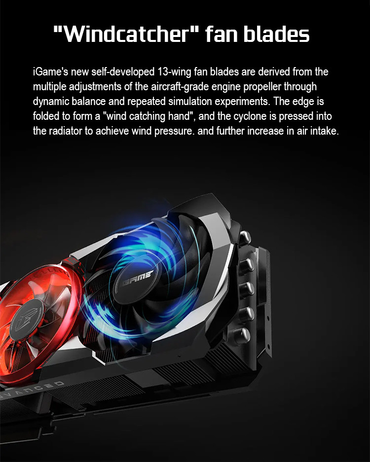 IGame GeForce RTX 3070 Ti Graphics Card Advanced OC 8G RTX 3070 Ti Architecture Chip