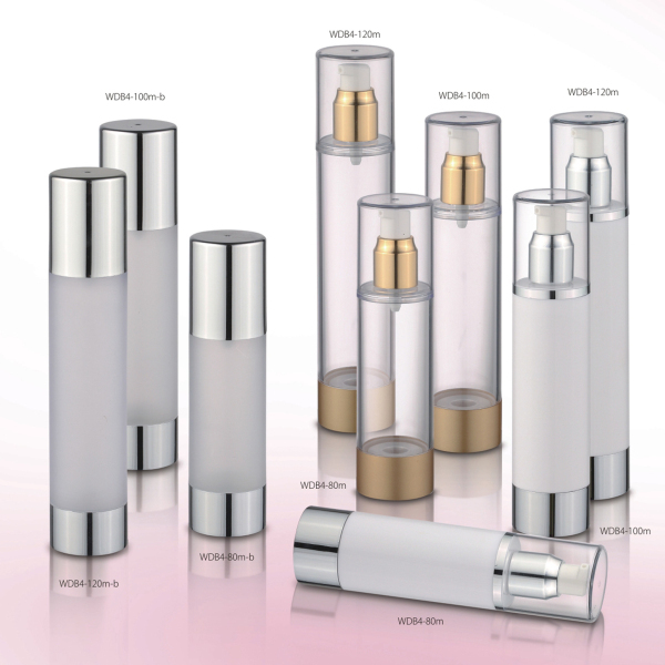 Customized Colour 100ml Airless Cosmetic Container for Body/Cylinder Performance