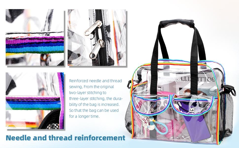 clear tote bag