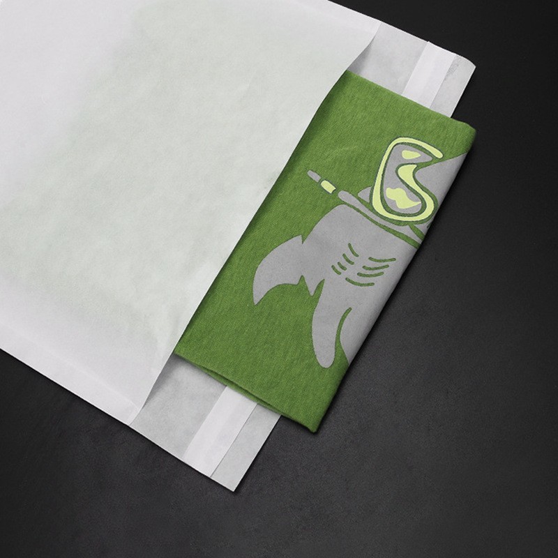 Sheet Printing / Intaglio Printing Self Seal Glassine Bags White Translucent
