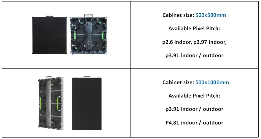 Pitch 2.97mm SMD2121 Indoor Rental LED Display Concert Led Screen