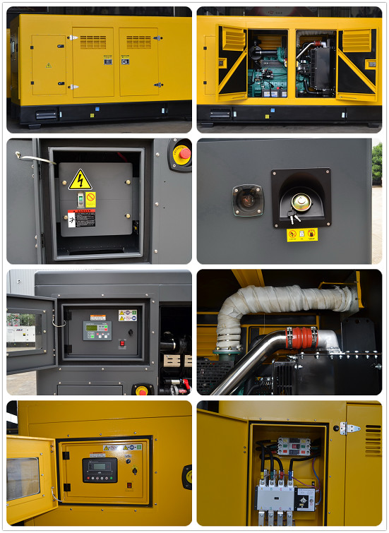 400 Kva Prime Power Silent Diesel Generator Set 100kw NTAA855-G7A