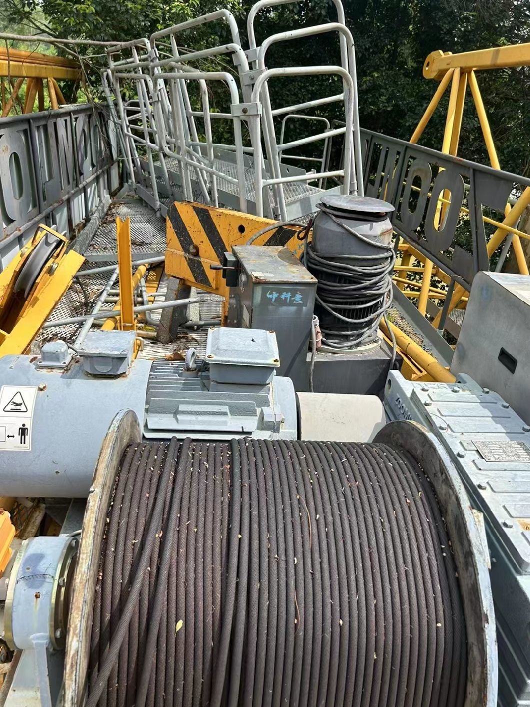20t Max Load Zoomlion Used Tower Crane 7527-20 at 2021 Year for Sale