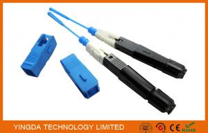 China FTTH Mechanical SC / UPC Fiber Optic Fast Connector On Site Single Mode on sale