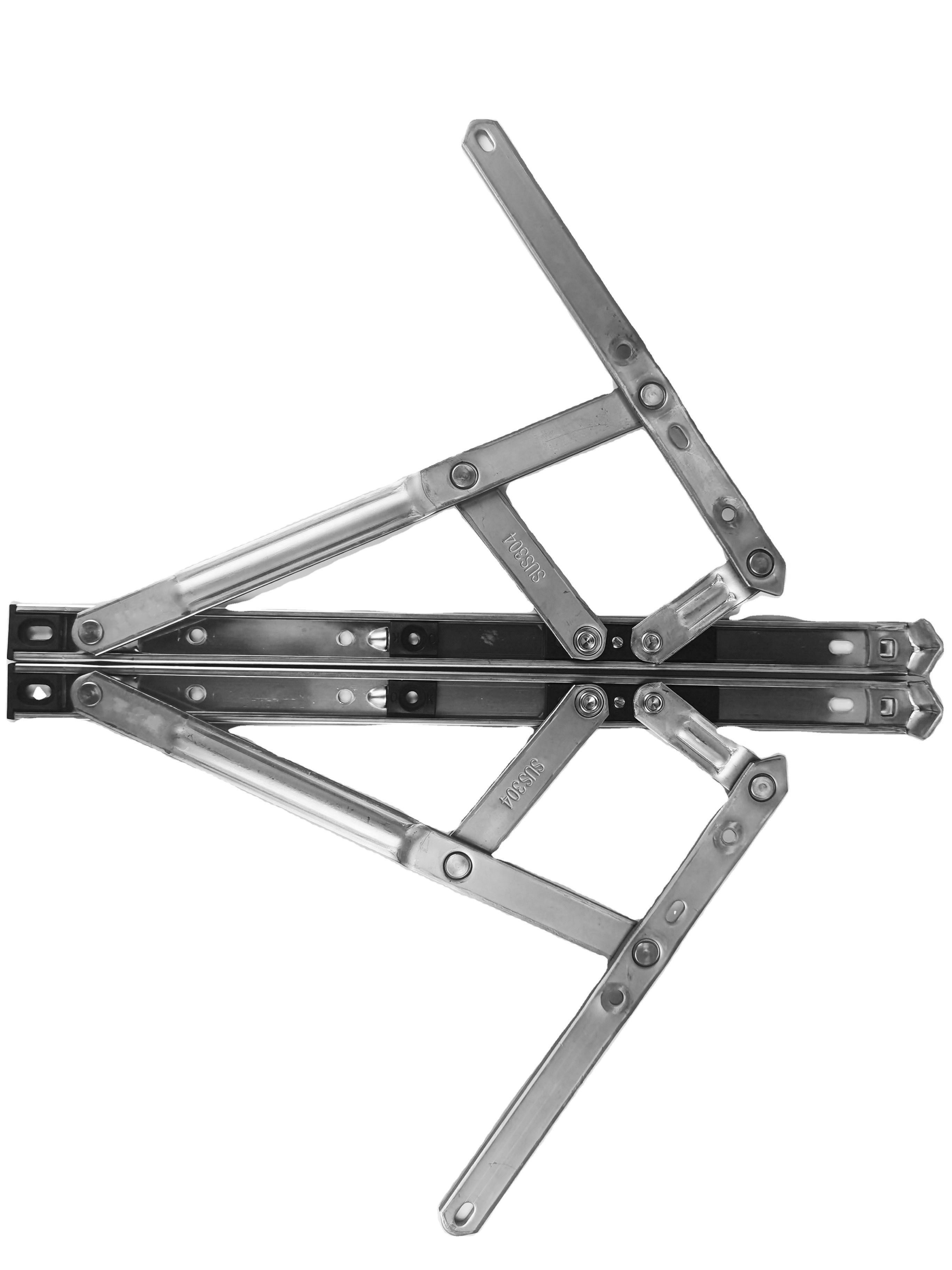 304 Stainless Steel Circular Groove Top Hung Friction Hinge For Aluminum Window