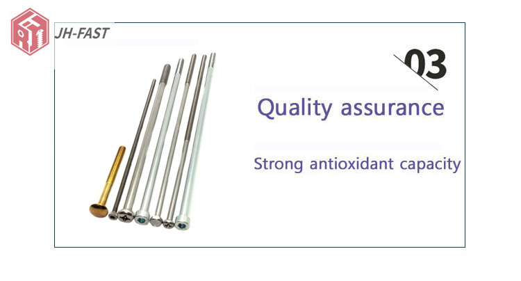 Metric Custom 100mm 200mm Cross Recessed Pan Head Phillips Extra Long Shank Machine Screw