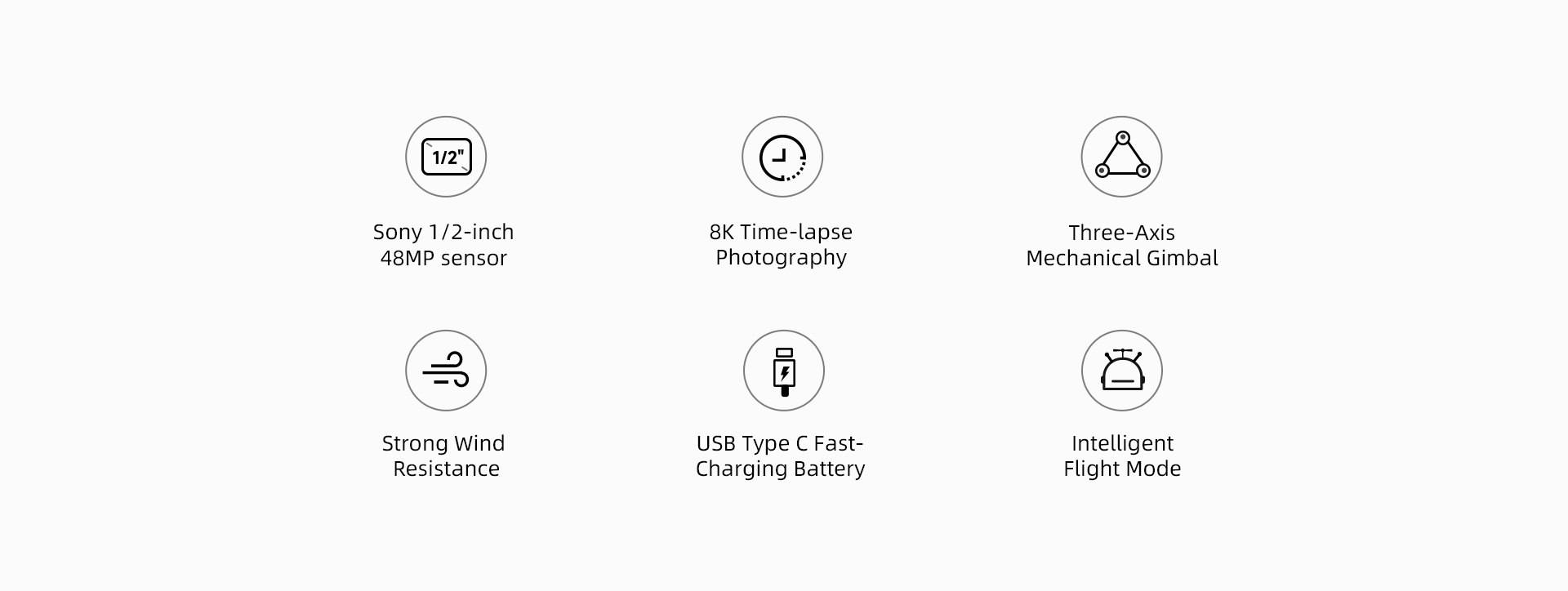 Lightweight Folding Body Drone Experts One Battery For Fimi X8 Mini3 Drone Multiple Safeguards Strong Wind Resistance