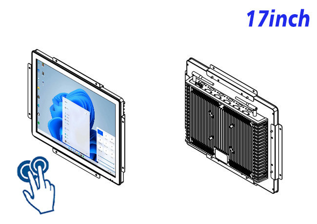 17-Inch Windows Touch Screen for Factory Automation and Security Systems