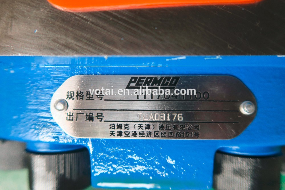High quality XCMG Lovol SDLG Liugong SEM Chenggong Gear Pump Permco Brand