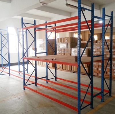 Blue Three Layers Medium Duty Shelving 500 Kg for Fashion Accessories Storage