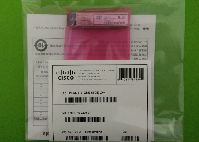 ONS-SI-GE-LX Fiber Optic Module Gigabit Single Mode 3.3V Power Supply