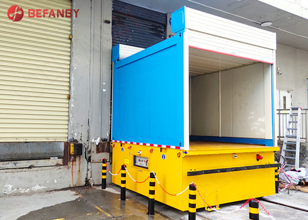 Rgv Guided Vehicle Automated Rail Flat Wagon Factory
