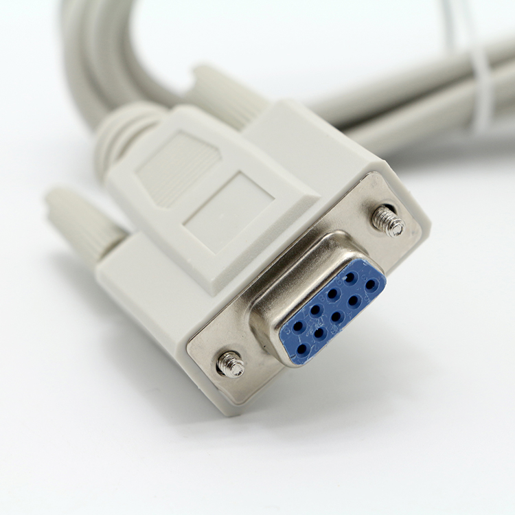 OEM Shield Male to Female DB9 RS232 9 Pin Straight Through Extension Serial Data Cable