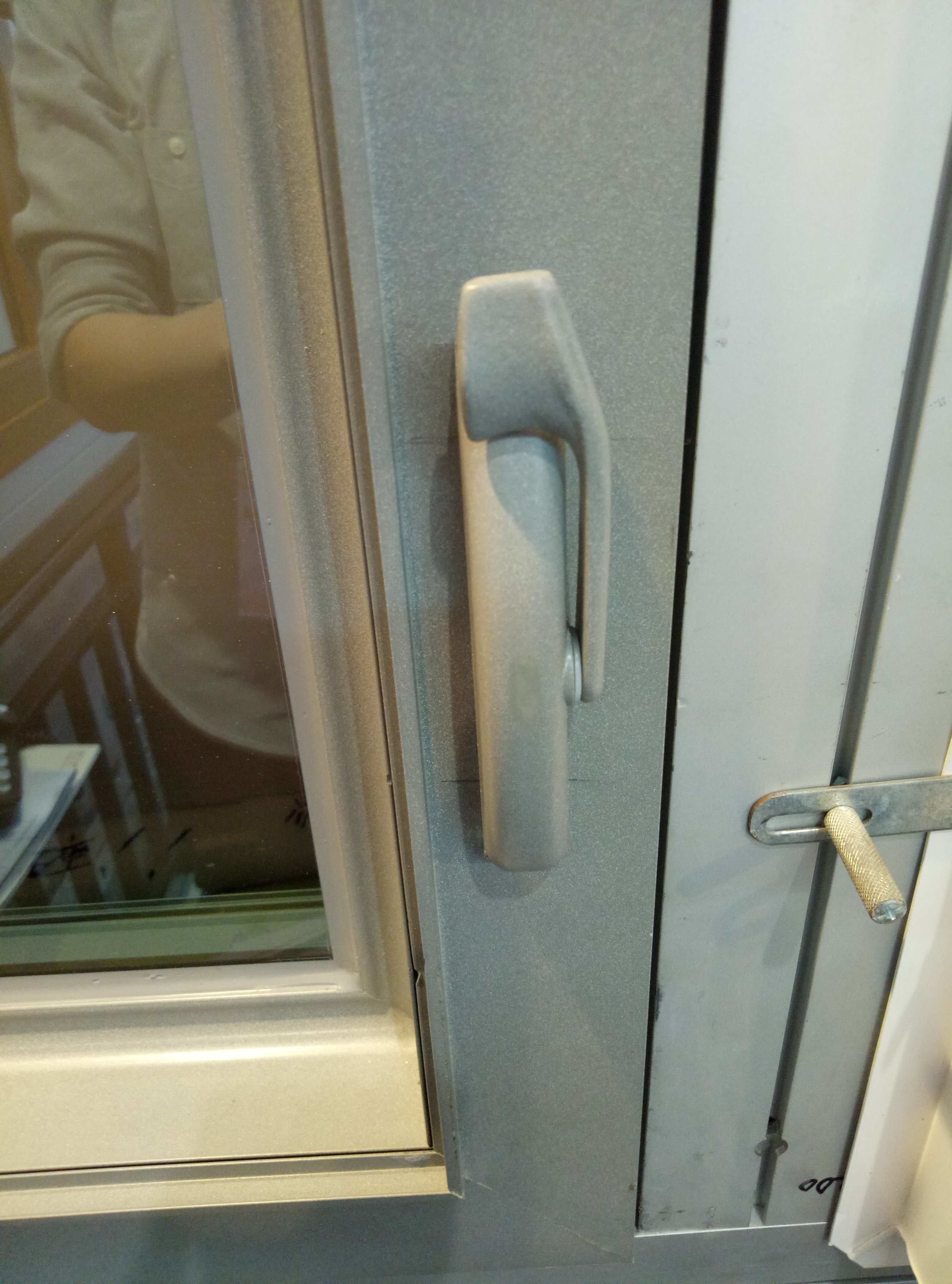 Crank House Glass Aluminum Swing Window Inswing German Standard For Casement