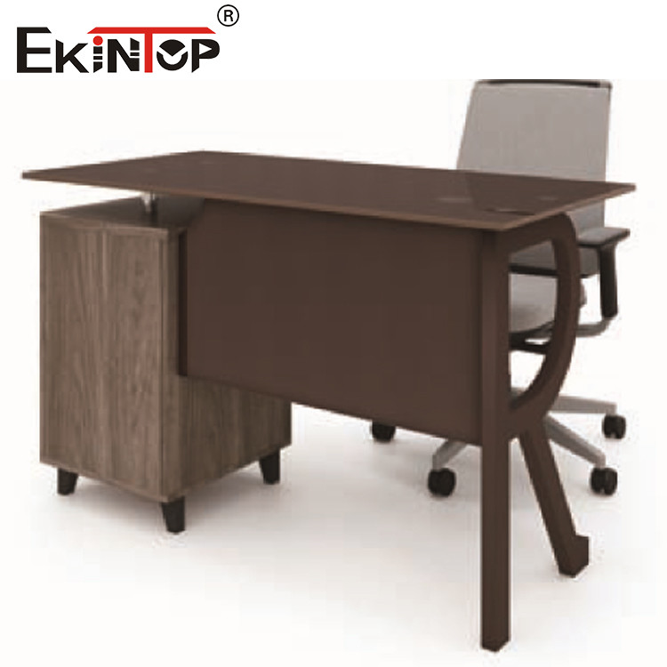 glass top computer desk