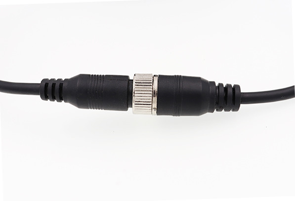 M12 Cable, M12 Circular Connector Male Coding 8-pin Male to Female Straight Plugs Molded with PVC